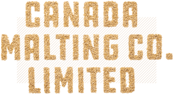 Canada Malting Co. Limited (Written in Grain text)